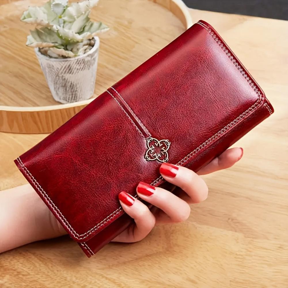 Nicole | Leather Long Wallet