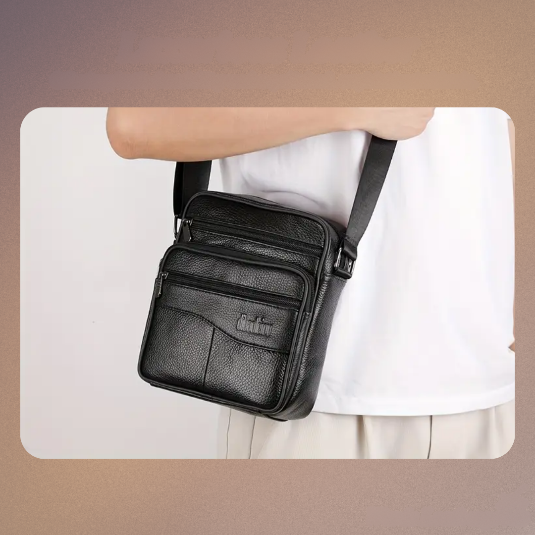 James | Leather Crossbody Bag