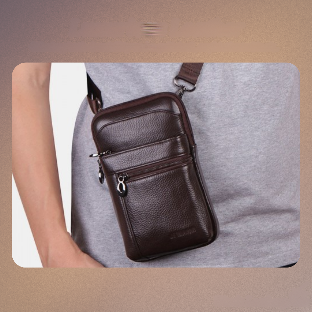 Ethan | Leather Phone Pouch