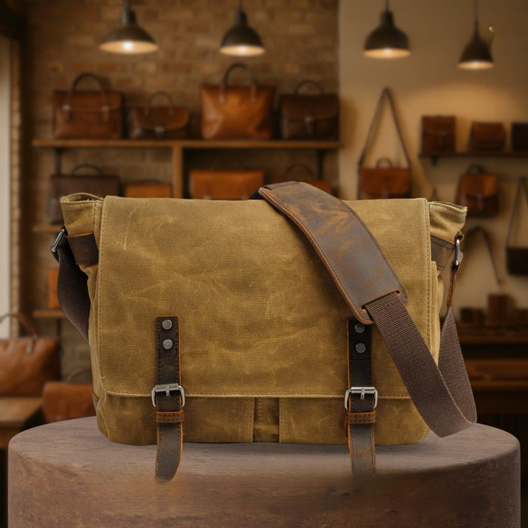 Zane | Vintage Messenger Bag