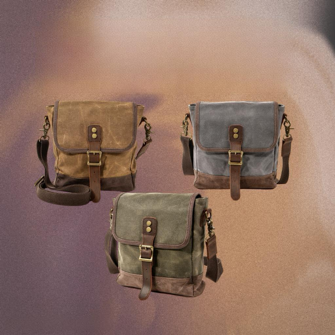 Eli | Canvas Messenger Bag