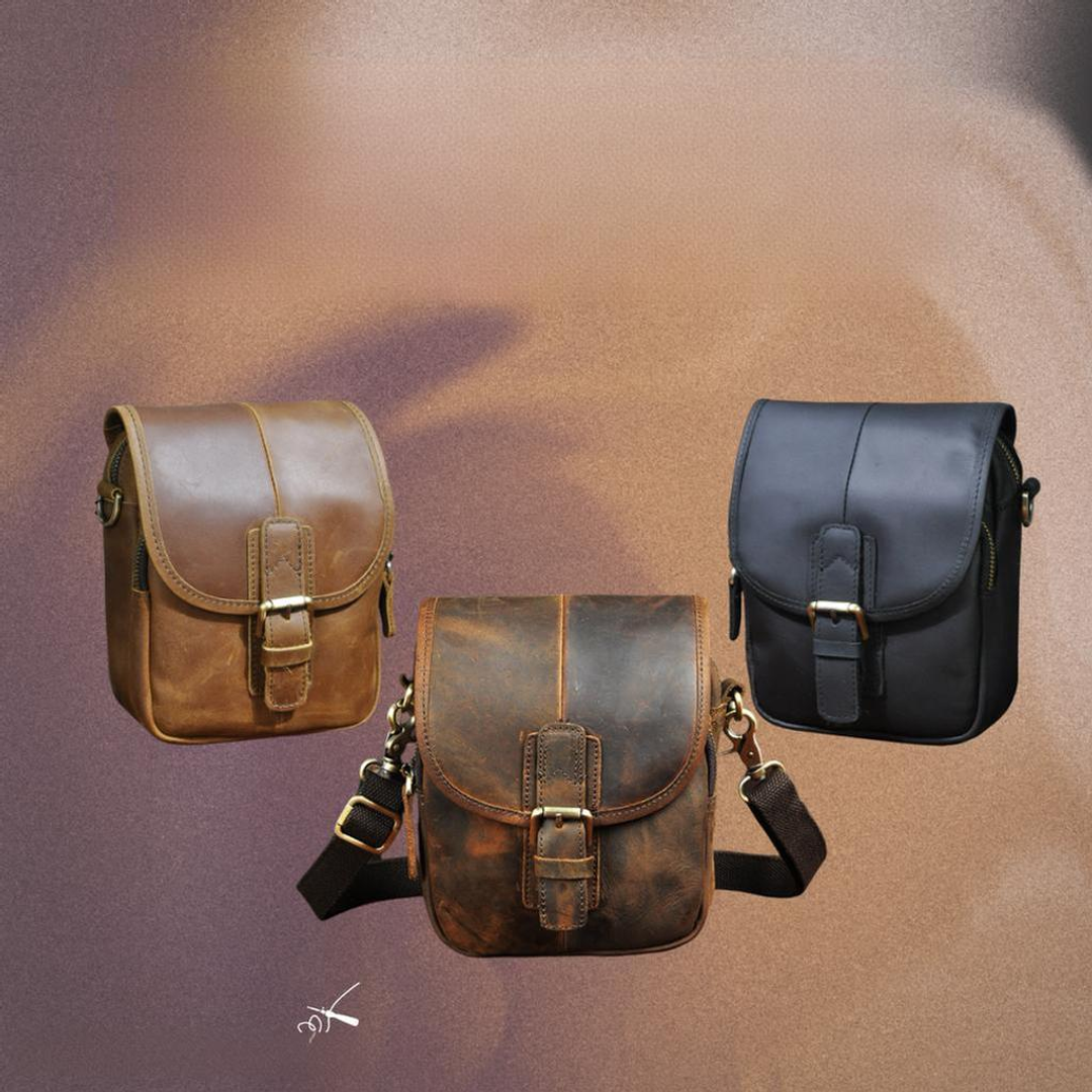Miles | Vintage Leather Crossbody Bag