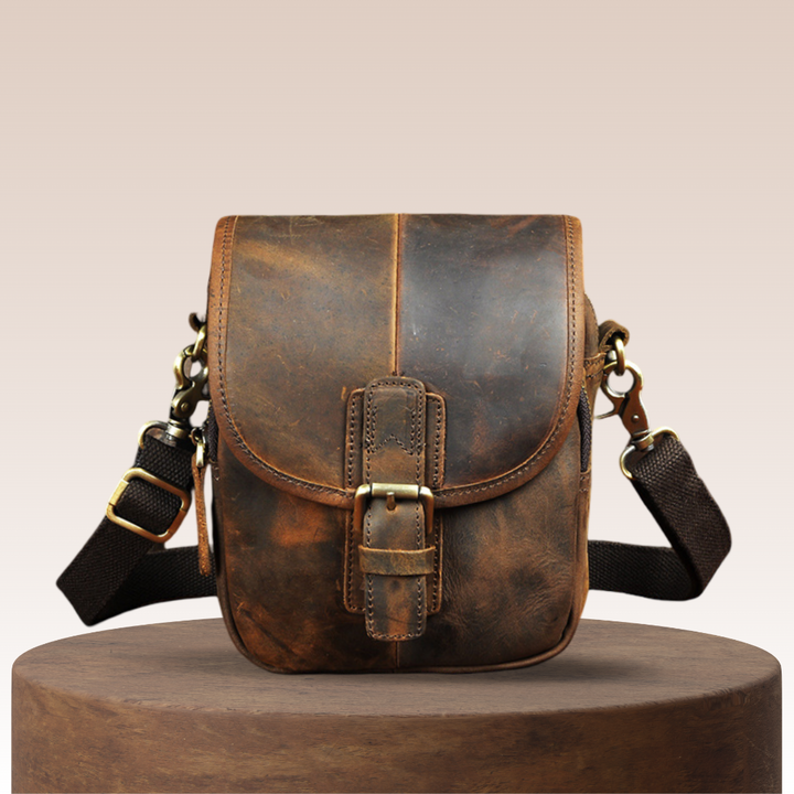 Miles | Vintage Leather Crossbody Bag