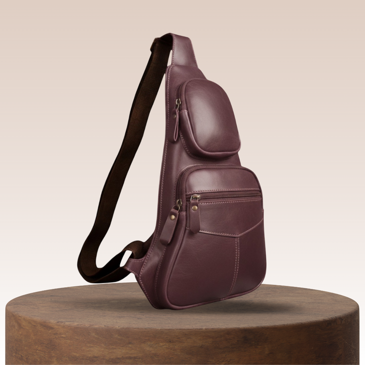 Violet | Leather Sling Bag