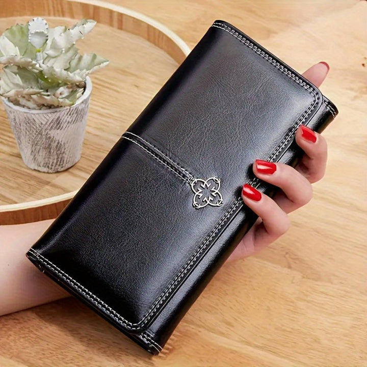 Nicole | Leather Long Wallet